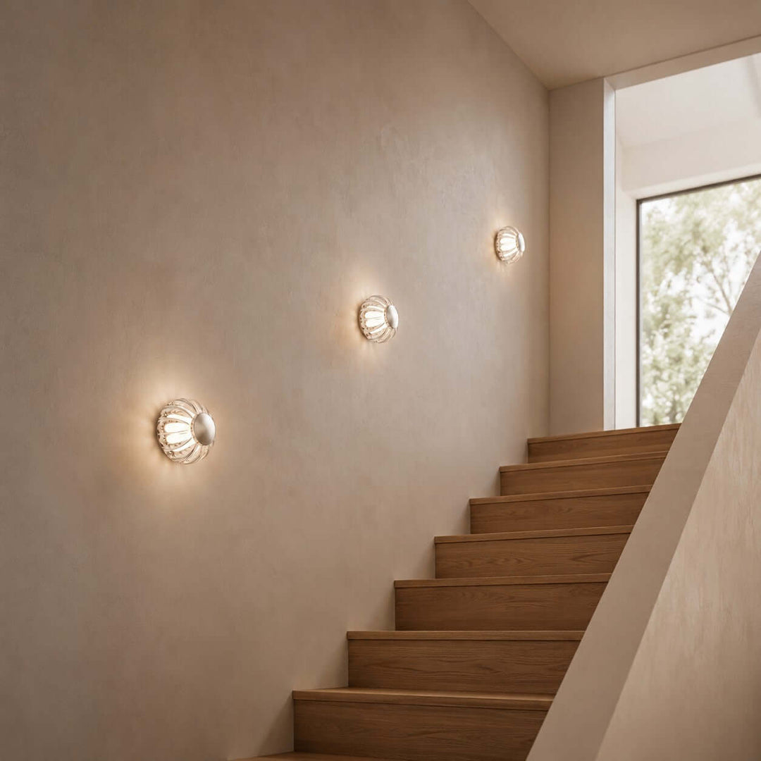 Novea Wall Sconce - Modern Smoke Grey Glass Hallway Lighting | Vinlighting