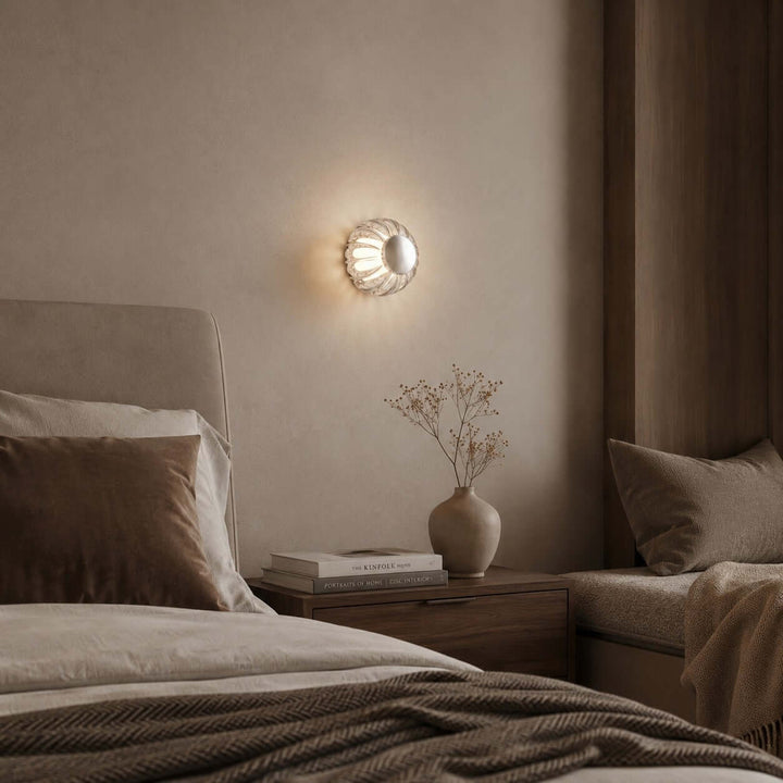 Novea Wall Sconce - Modern Smoke Grey Glass Hallway Lighting | Vinlighting