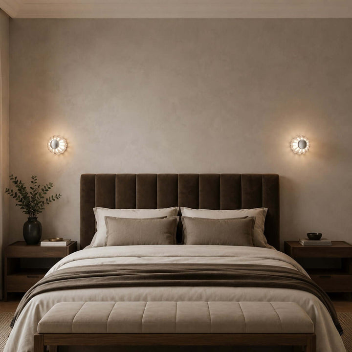 Novea Wall Sconce - Modern Smoke Grey Glass Hallway Lighting | Vinlighting