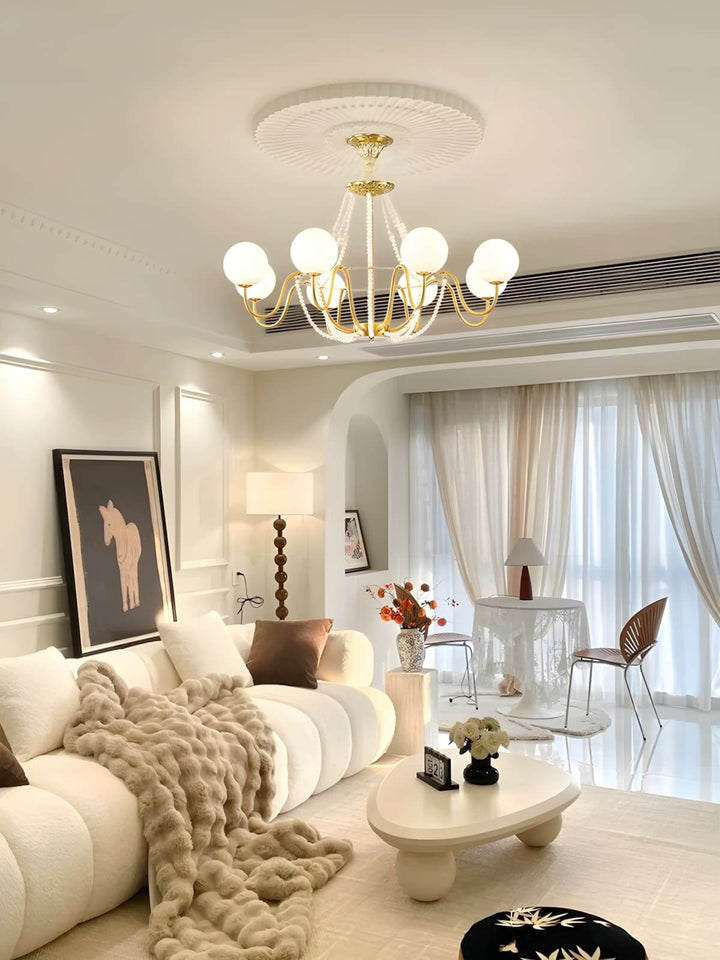 Novera Chandelier – French Vintage Style Dining Room Light