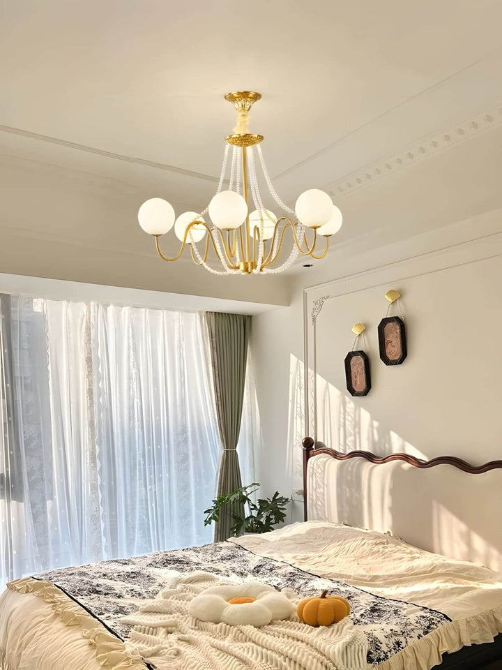 Novera Chandelier – French Vintage Style Dining Room Light