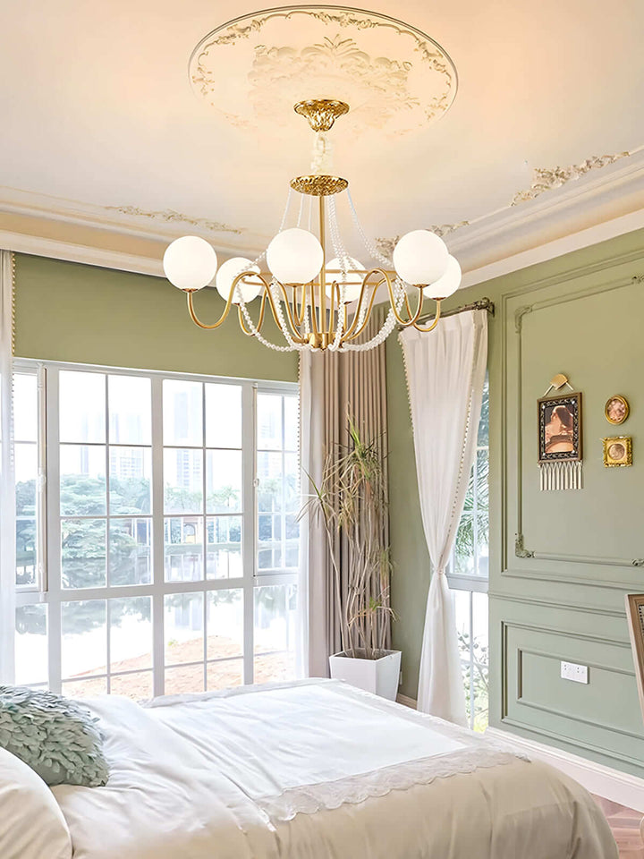 Novera Chandelier – French Vintage Style Dining Room Light