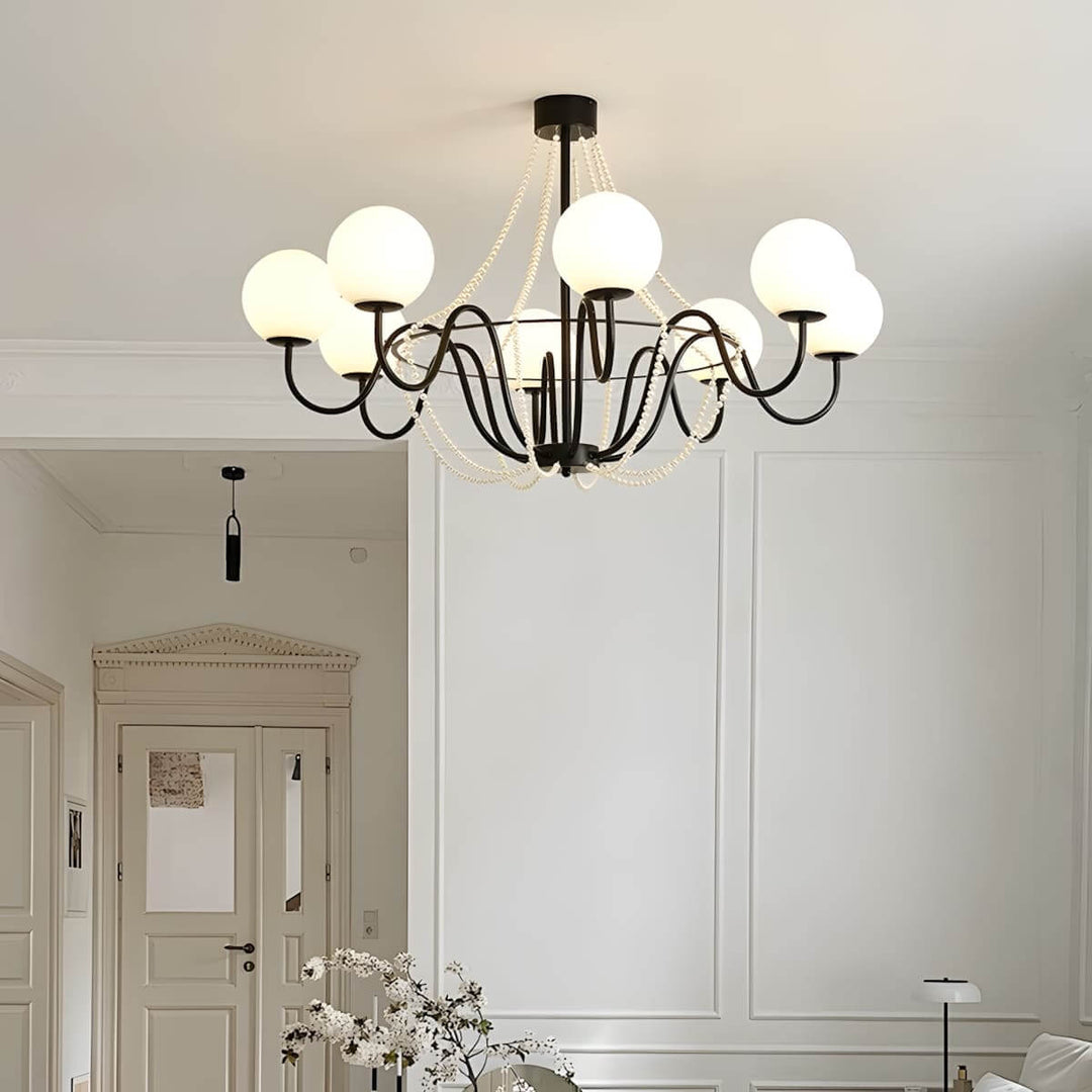 Novera Chandelier – French Vintage Style Dining Room Light