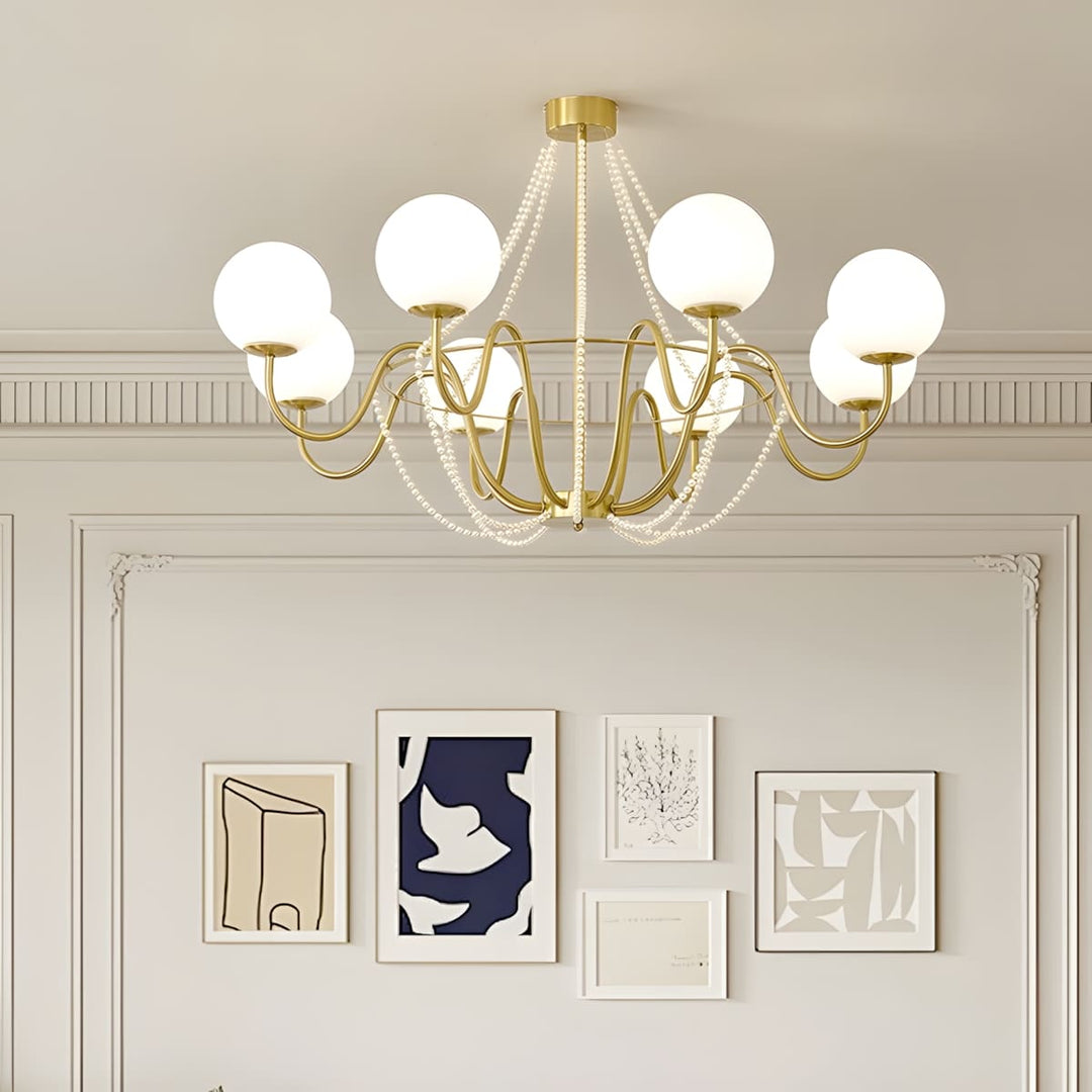 Novera Chandelier – French Vintage Style Dining Room Light