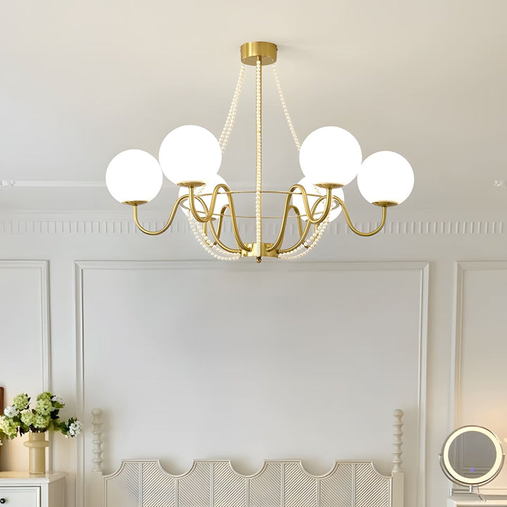 Novera Chandelier – French Vintage Style Dining Room Light