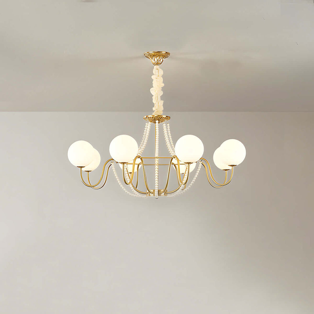 Novera Chandelier – French Vintage Style Dining Room Light