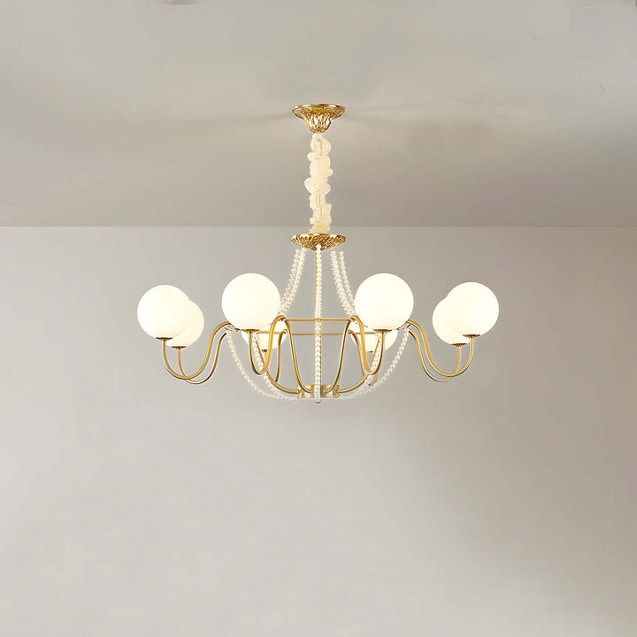 Novera Chandelier – French Vintage Style Dining Room Light