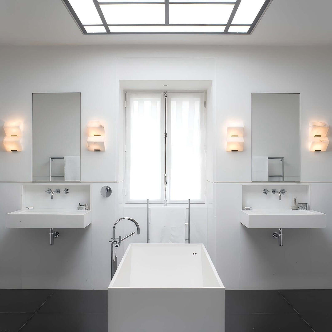 Novira Wall Lamp – Modern Minimalist Spanish Alabaster