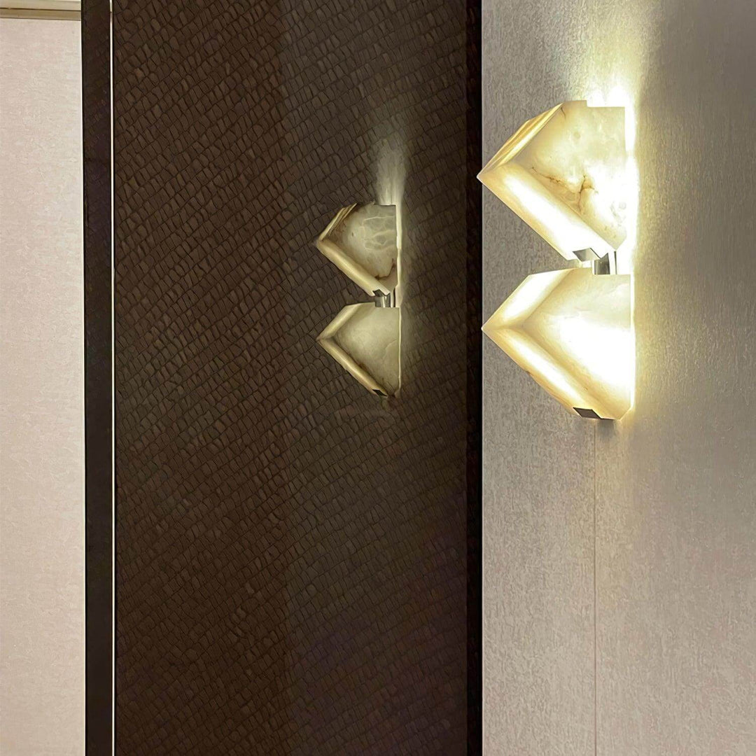 Novira Wall Lamp – Modern Minimalist Spanish Alabaster