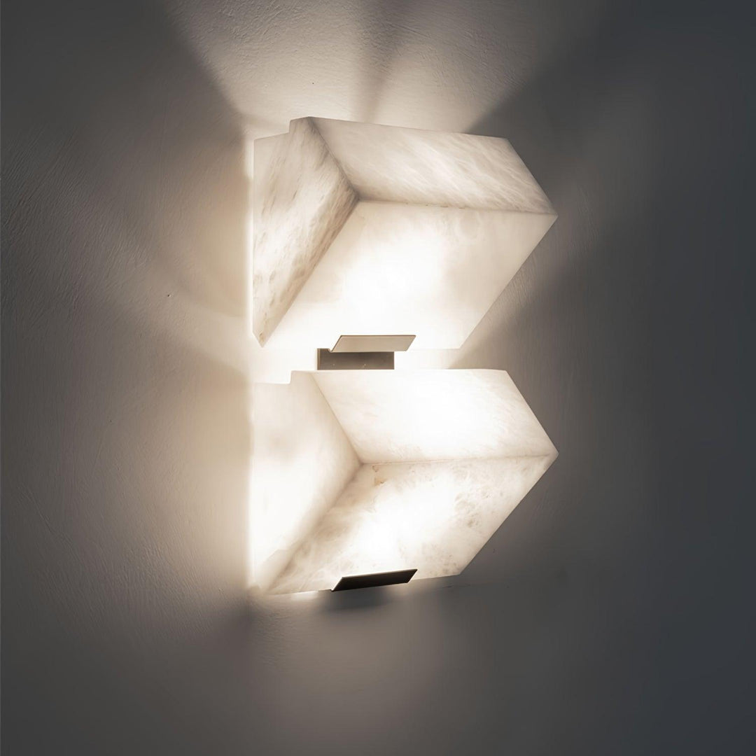 Novira Wall Lamp – Modern Minimalist Spanish Alabaster