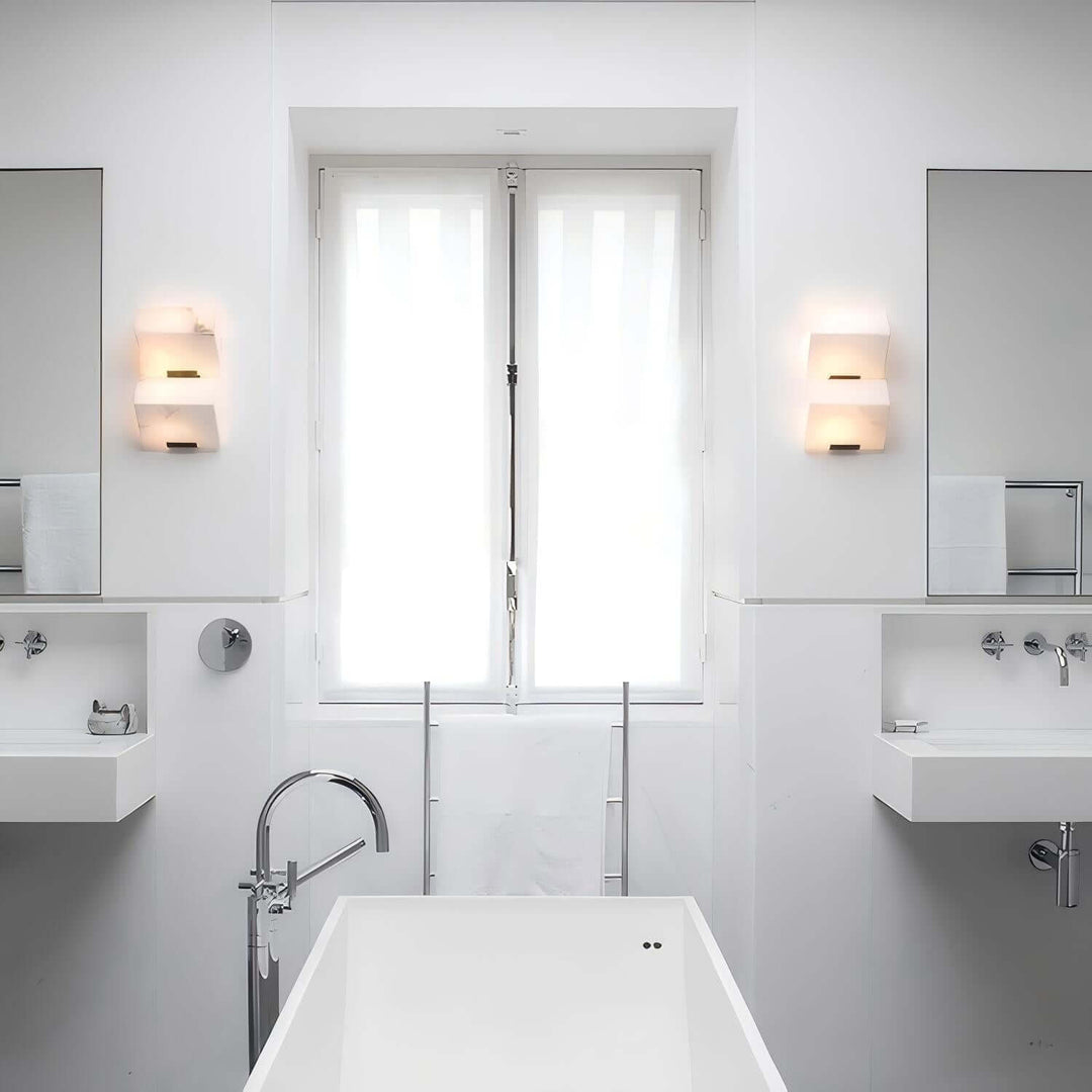 Novira Wall Lamp – Modern Minimalist Spanish Alabaster