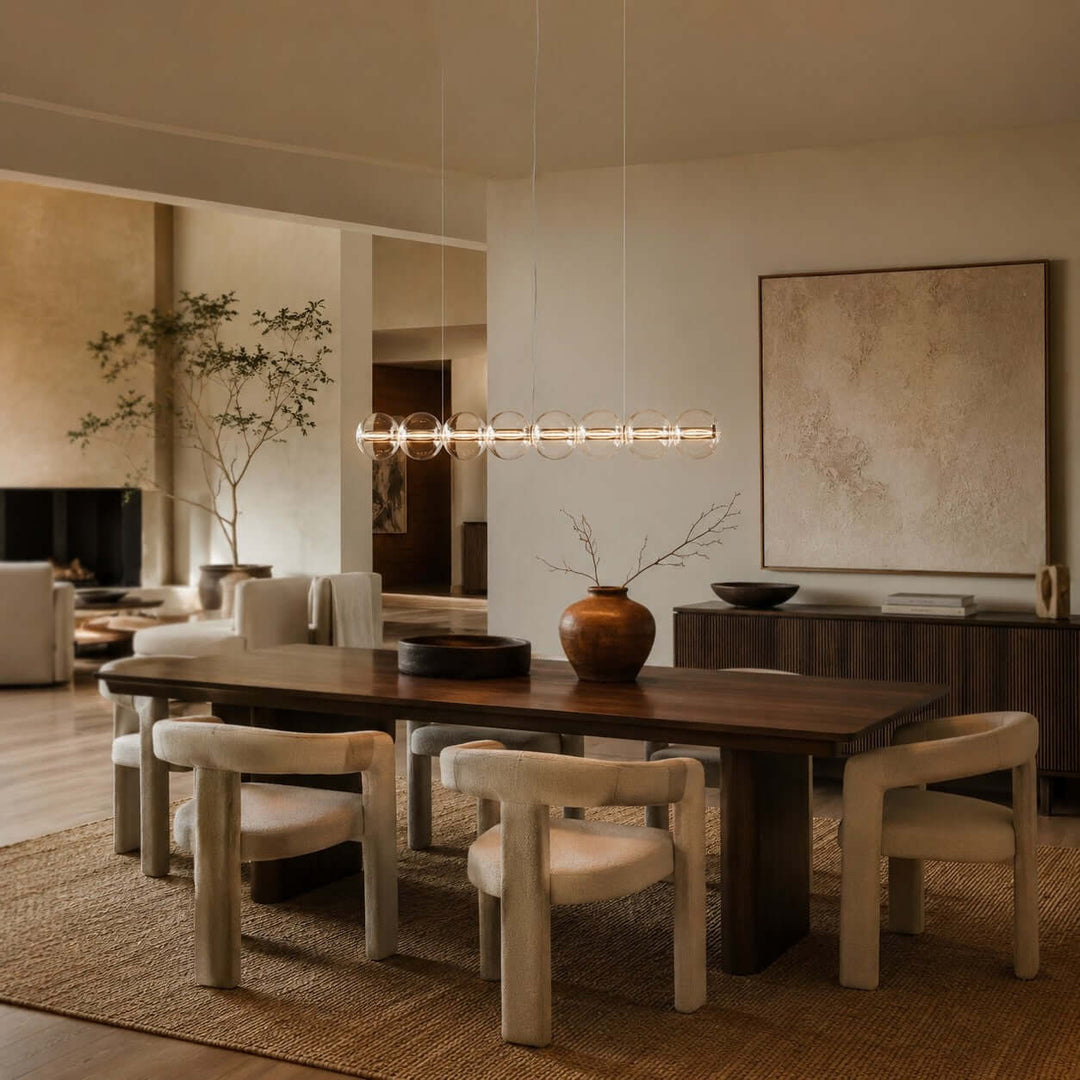 Novis Modern Linear Chandelier - Minimalist Island Lighting | Vinlighting