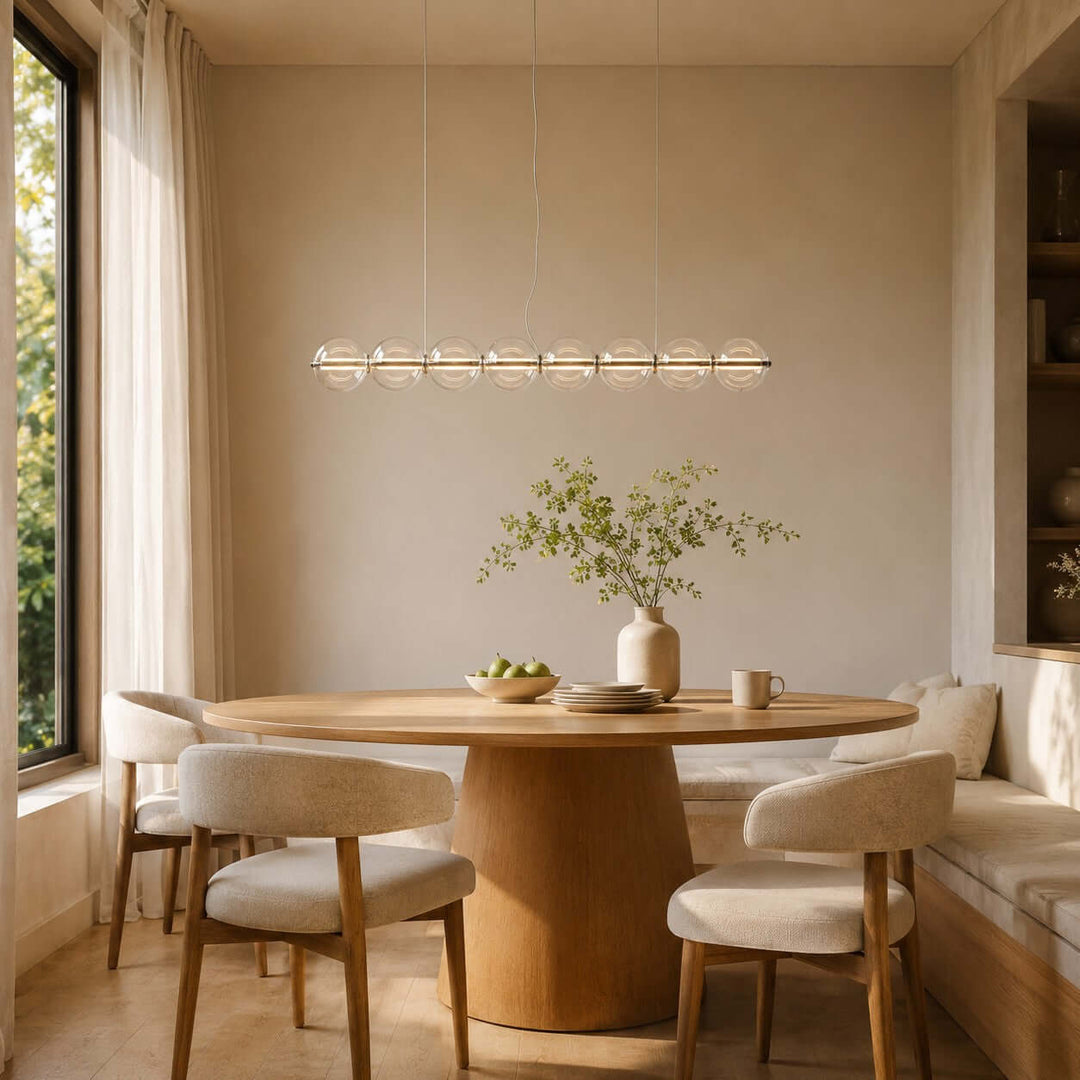 Novis Modern Linear Chandelier - Minimalist Island Lighting | Vinlighting