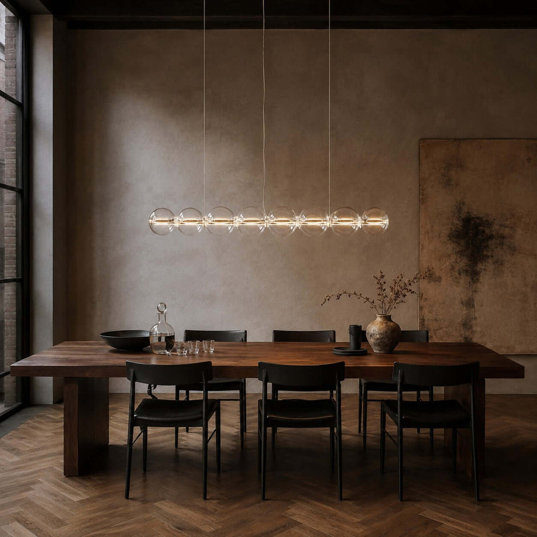 Novis Modern Linear Chandelier - Minimalist Island Lighting | Vinlighting