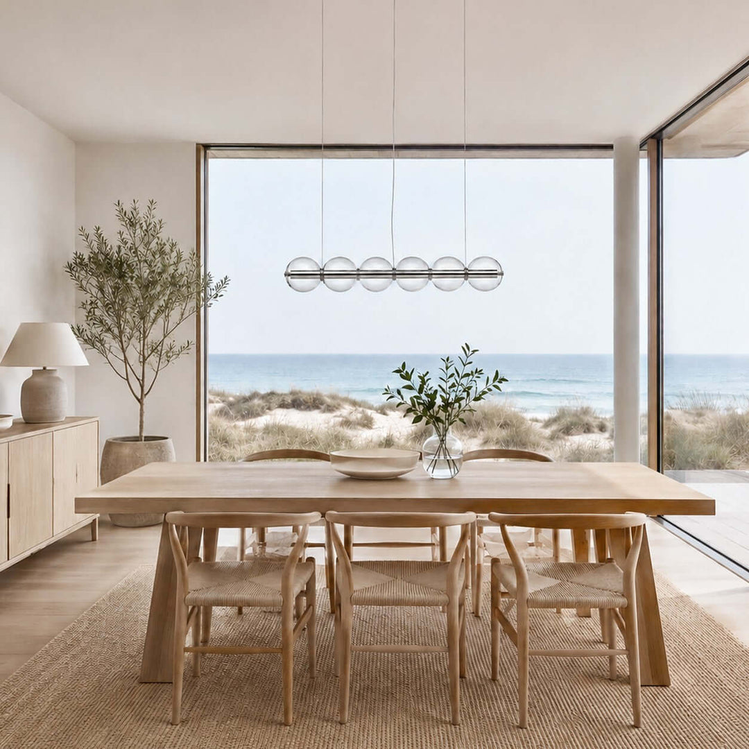 Novis Modern Linear Chandelier - Minimalist Island Lighting | Vinlighting