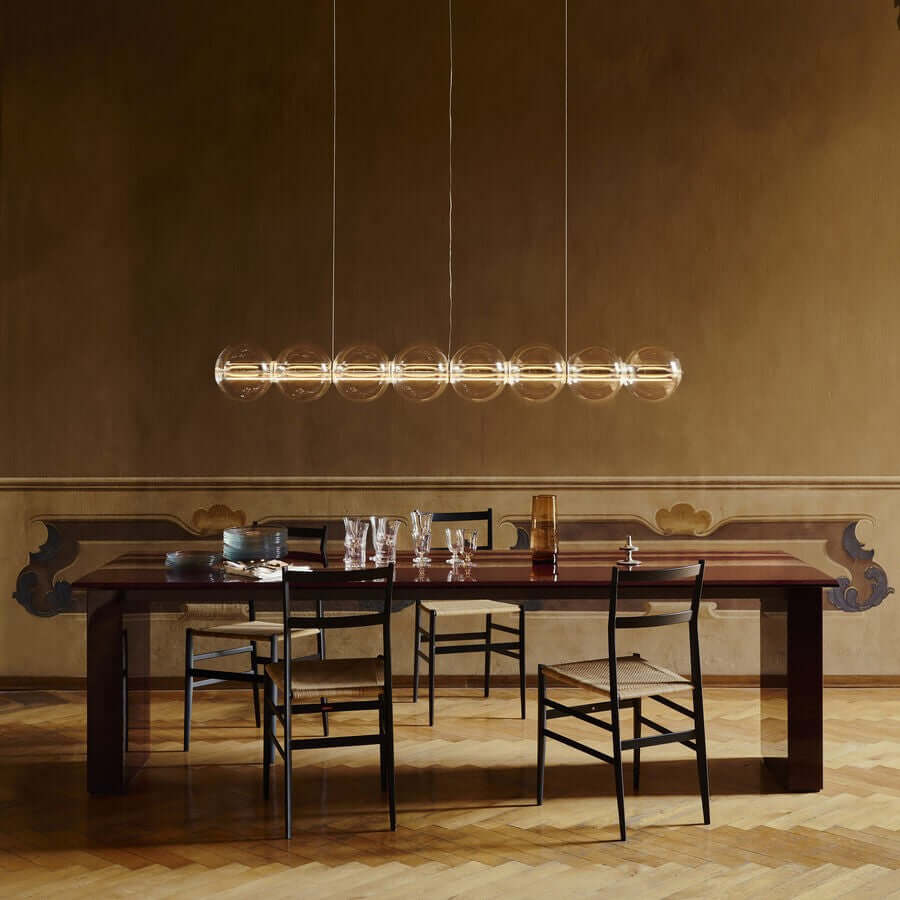Novis Modern Linear Chandelier - Minimalist Island Lighting | Vinlighting
