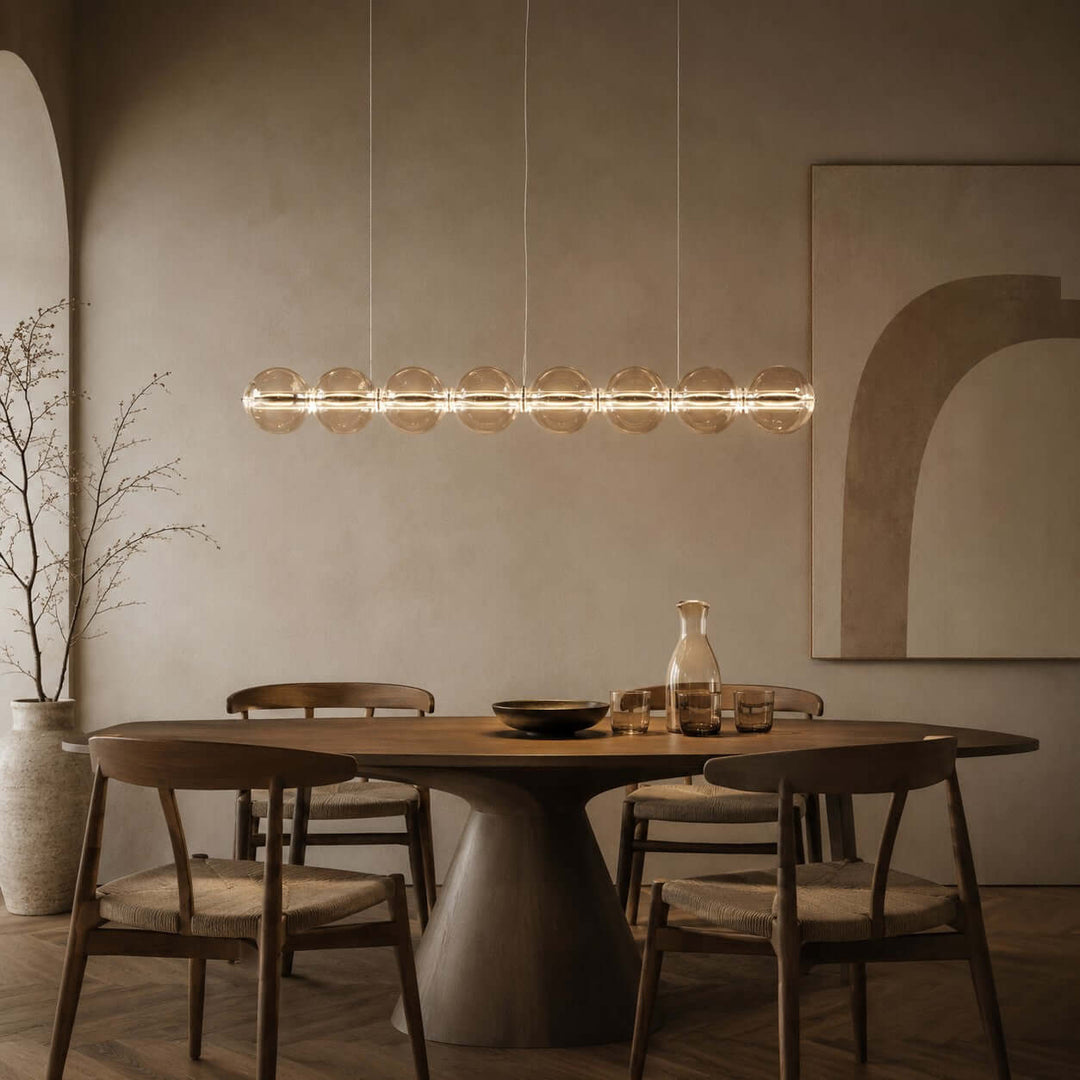 Novis Modern Linear Chandelier - Minimalist Island Lighting | Vinlighting