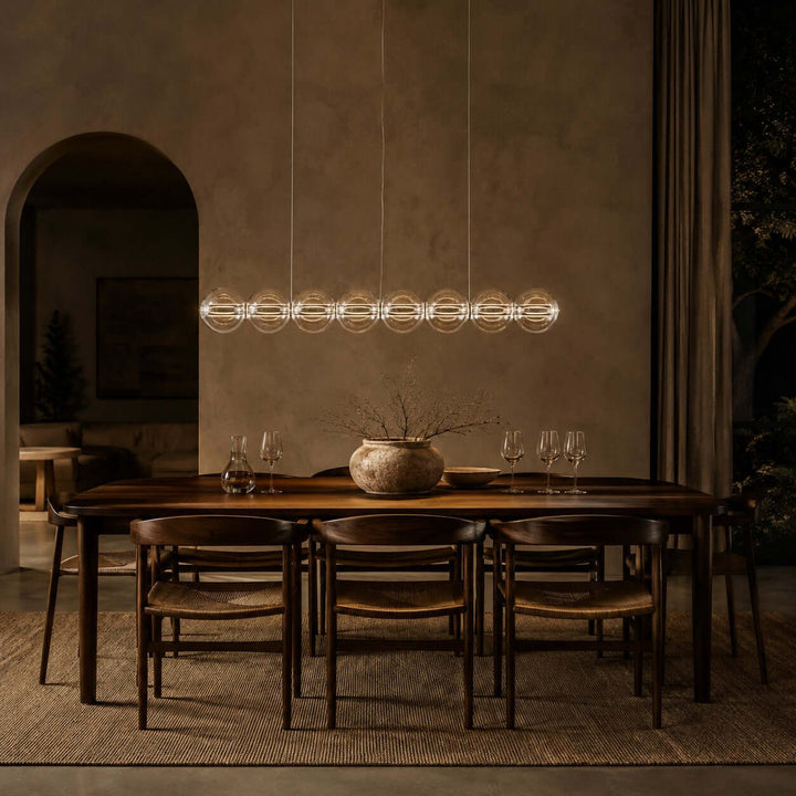 Novis Modern Linear Chandelier - Minimalist Island Lighting | Vinlighting