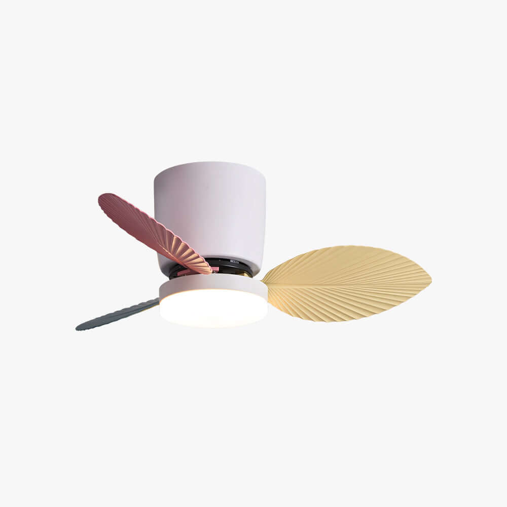 Noxuv Ceiling Fan Light - French Creamy Dining Room Style