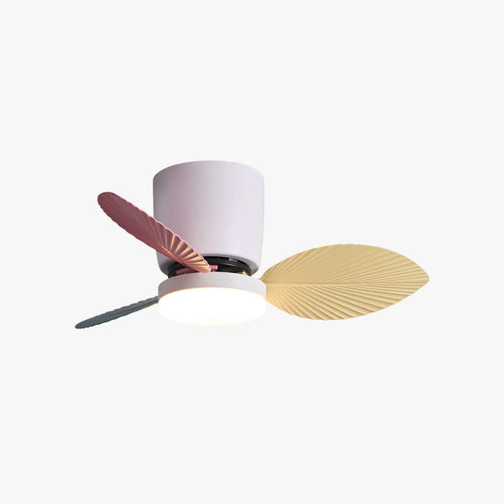 Noxuv Ceiling Fan Light - French Creamy Dining Room Style