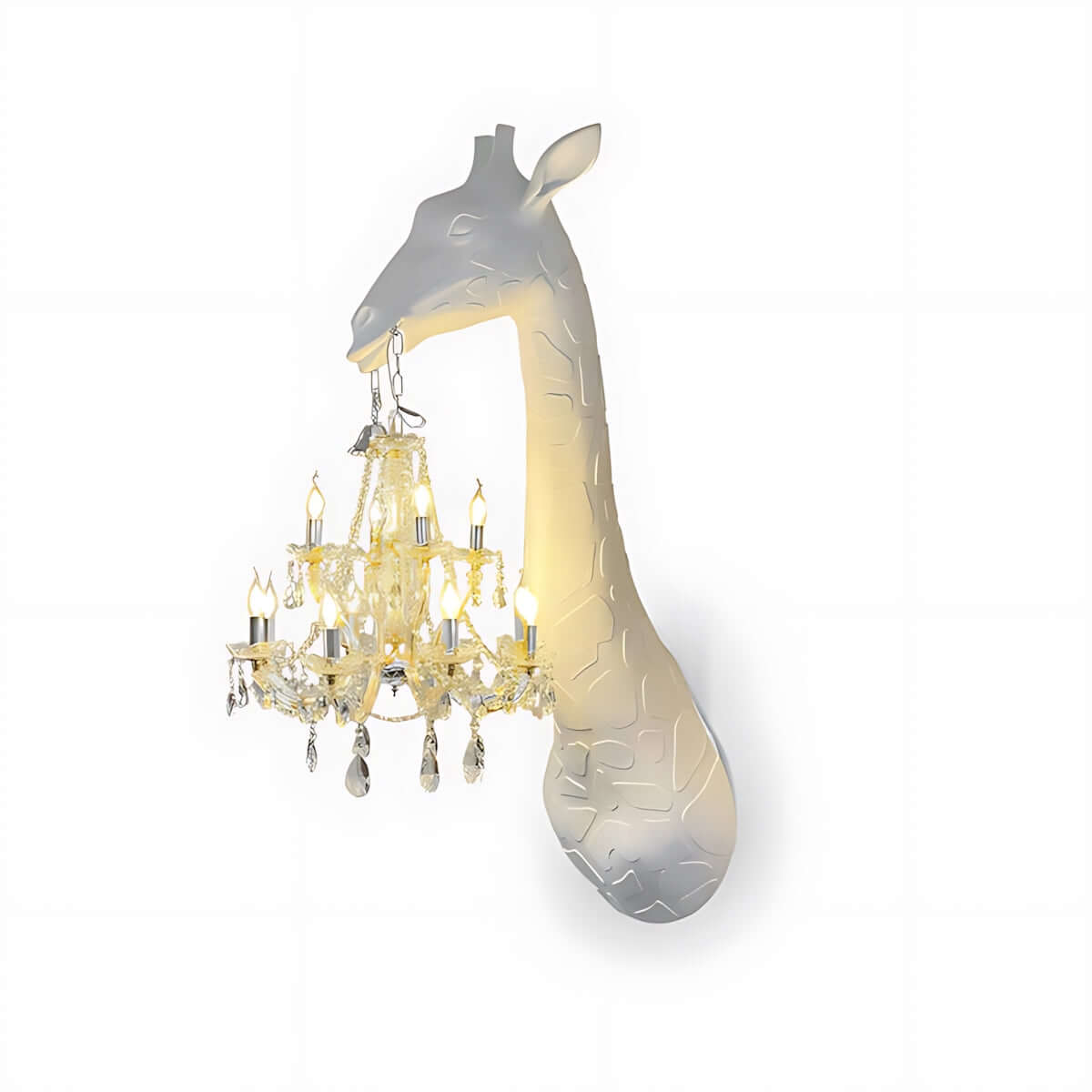 Nuvexa Giraffe Wall Lamp – Creative Giraffe Resin Sculpture Art