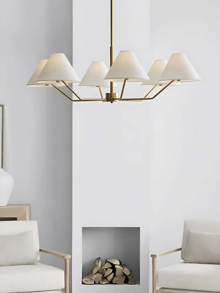 Nylor Chandelier – Medieval Brass Dining Room Lighting