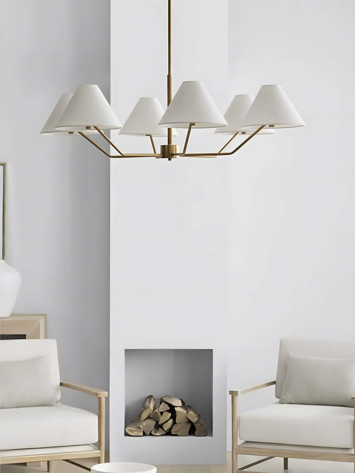 Nylor Chandelier – Medieval Brass Dining Room Lighting