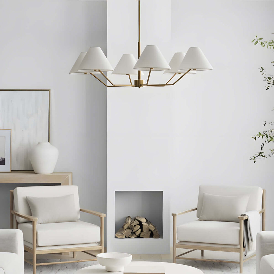 Nylor Chandelier – Medieval Brass Dining Room Lighting