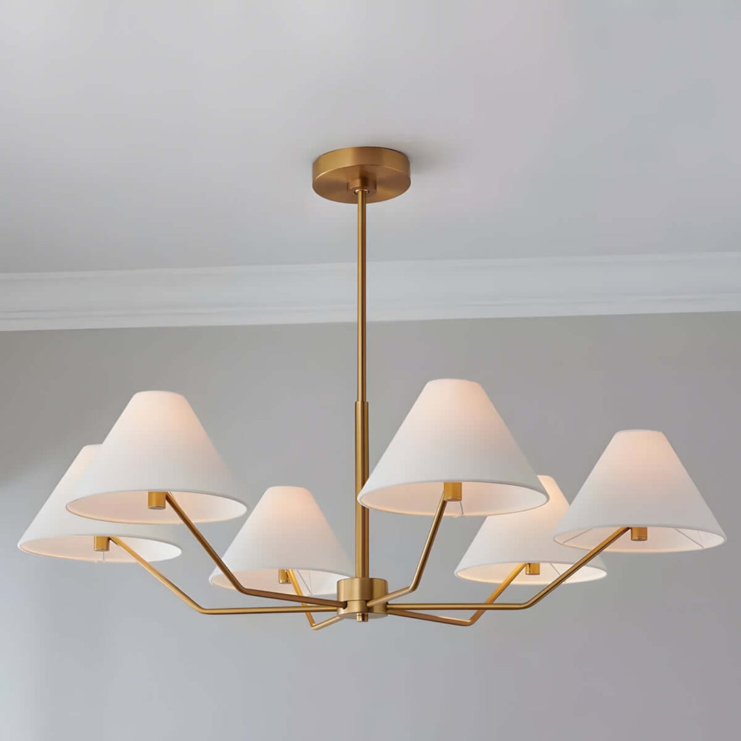 Nylor Chandelier – Medieval Brass Dining Room Lighting