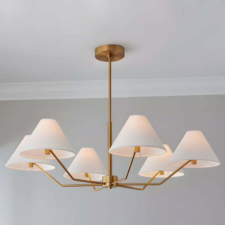 Nylor Chandelier – Medieval Brass Dining Room Lighting