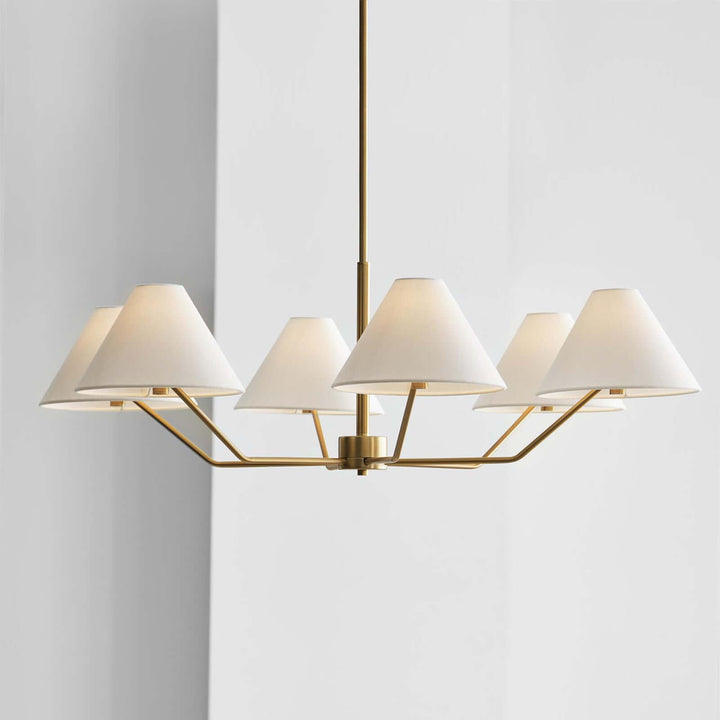 Nylor Chandelier – Medieval Brass Dining Room Lighting