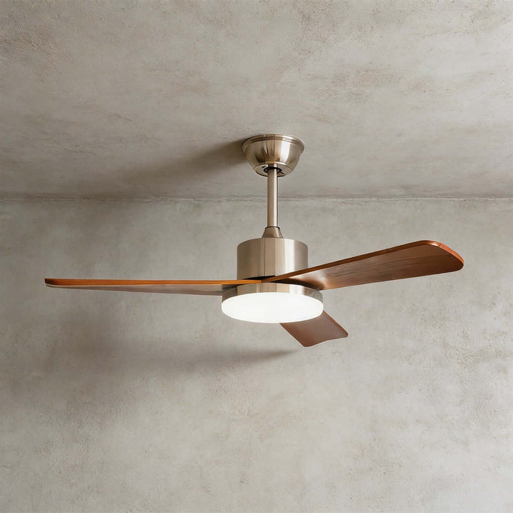 Oltivis Ceiling Fan Light | Modern French Wood Fan Light