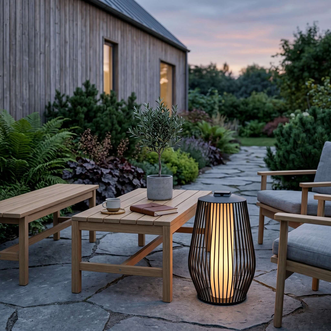 Olyris Outdoor Floor Lamp - Minimalist Solar Ambient Lighting
