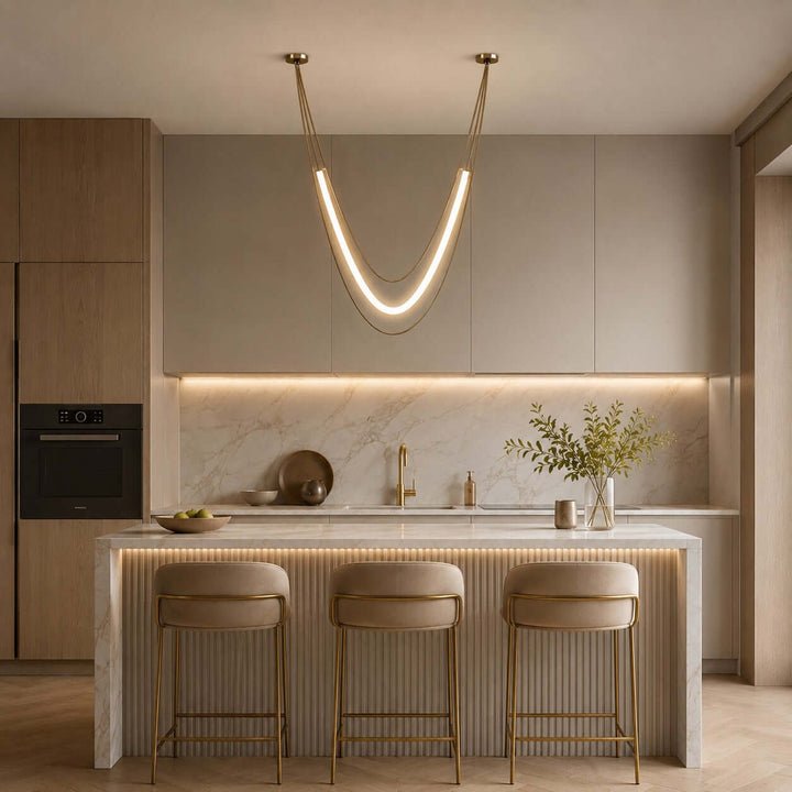 Ondine Linear Chandelier - Modern Acrylic Art Decor Chandelier | Vinlighting