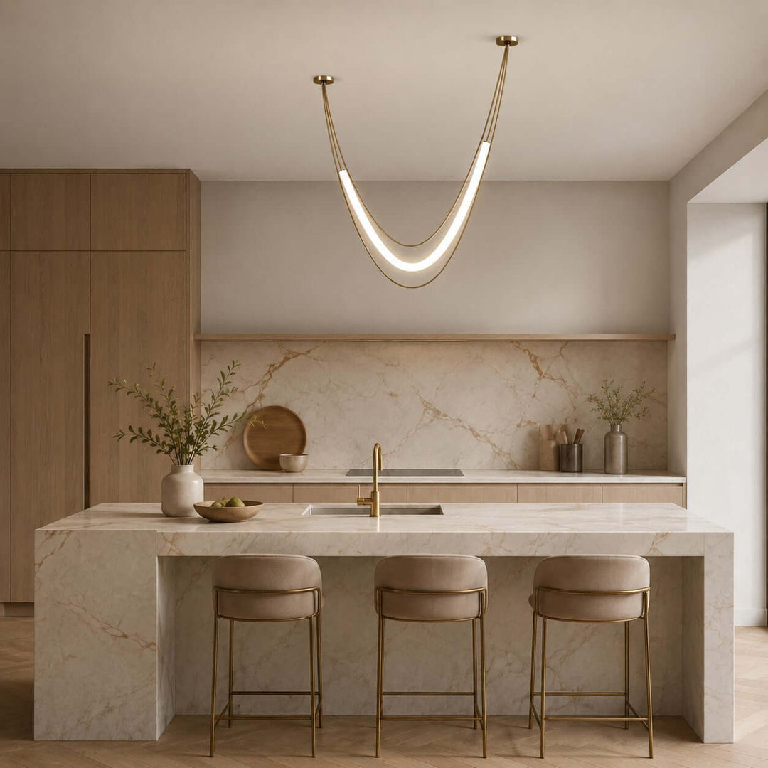 Ondine Linear Chandelier - Modern Acrylic Art Decor Chandelier | Vinlighting
