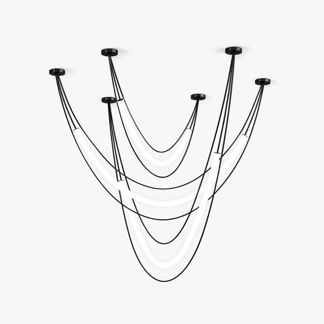 Ondine Linear Chandelier - Modern Acrylic Art Decor Chandelier | Vinlighting