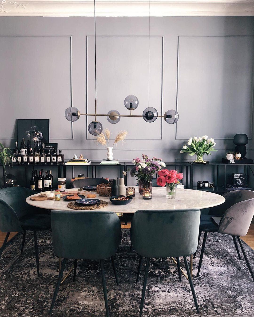 Orb Glass Chandelier | Elegant Brass & Glass Modern Lighting | Vinlighting | Vinlighting
