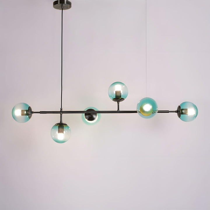 Orb Glass Chandelier | Elegant Brass & Glass Modern Lighting | Vinlighting | Vinlighting