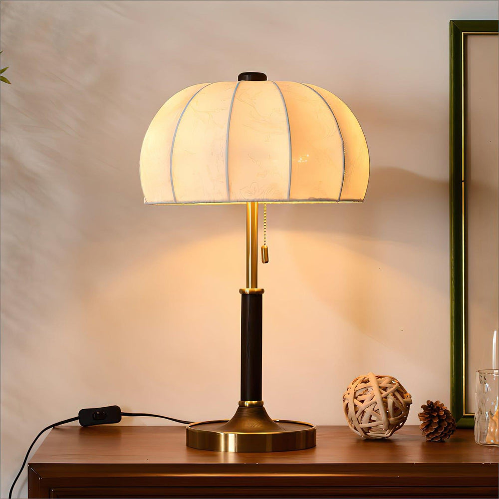 Orchid Fabric Table Lamp - Rustic & Vintage Charm | Vinlighting | Vinlighting