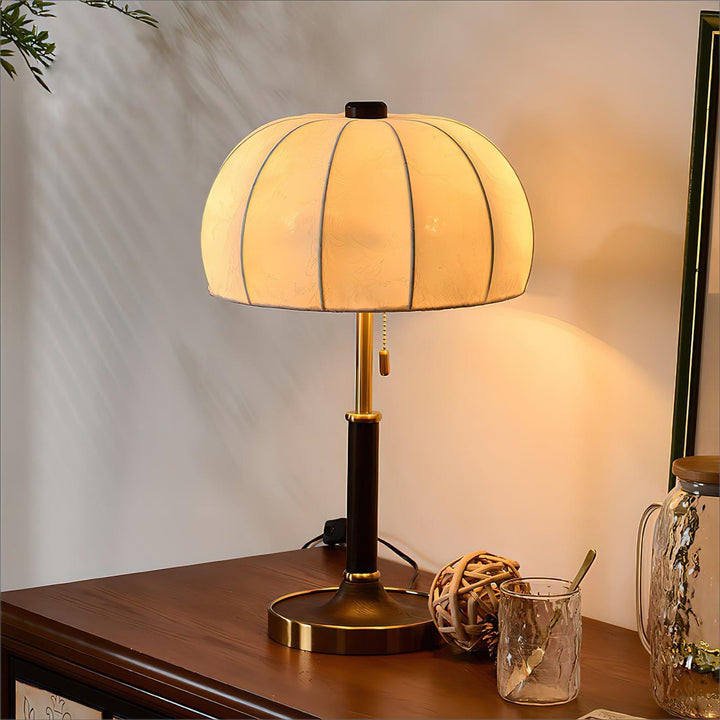 Orchid Fabric Table Lamp - Rustic & Vintage Charm | Vinlighting | Vinlighting