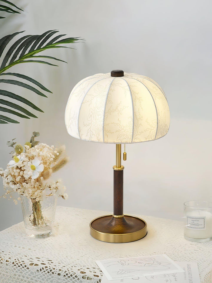 Orchid Fabric Table Lamp - Rustic & Vintage Charm | Vinlighting | Vinlighting
