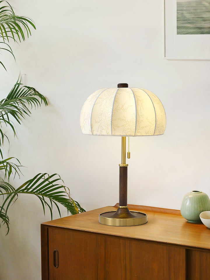 Orchid Fabric Table Lamp - Rustic & Vintage Charm | Vinlighting | Vinlighting