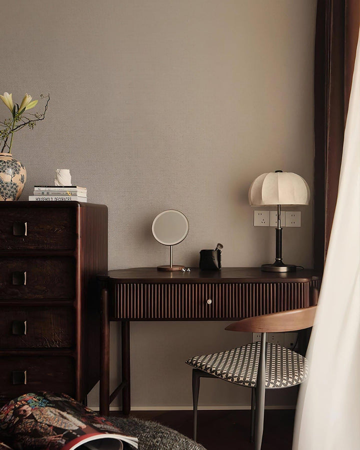 Orchid Fabric Table Lamp - Rustic & Vintage Charm | Vinlighting | Vinlighting