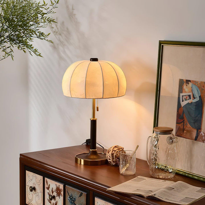Orchid Fabric Table Lamp - Rustic & Vintage Charm | Vinlighting | Vinlighting