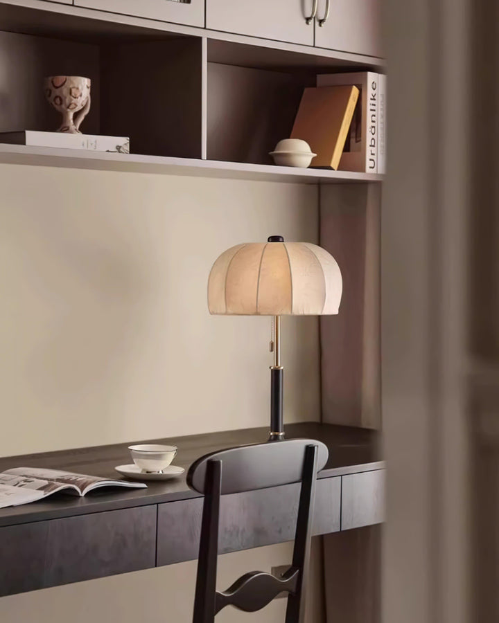 Orchid Fabric Table Lamp - Rustic & Vintage Charm | Vinlighting | Vinlighting
