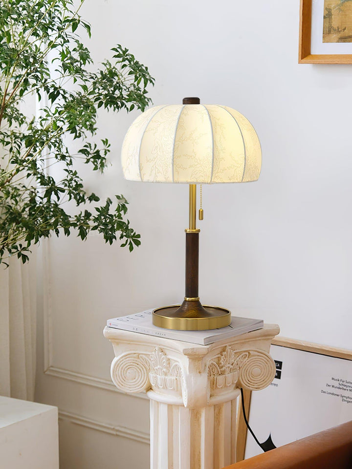 Orchid Fabric Table Lamp - Rustic & Vintage Charm | Vinlighting | Vinlighting