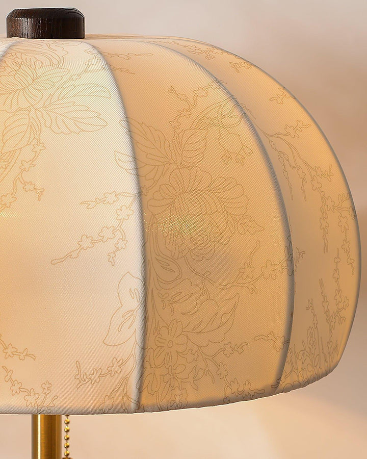 Orchid Fabric Table Lamp - Rustic & Vintage Charm | Vinlighting | Vinlighting