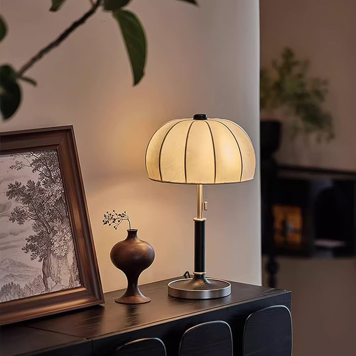 Orchid Fabric Table Lamp - Rustic & Vintage Charm | Vinlighting | Vinlighting