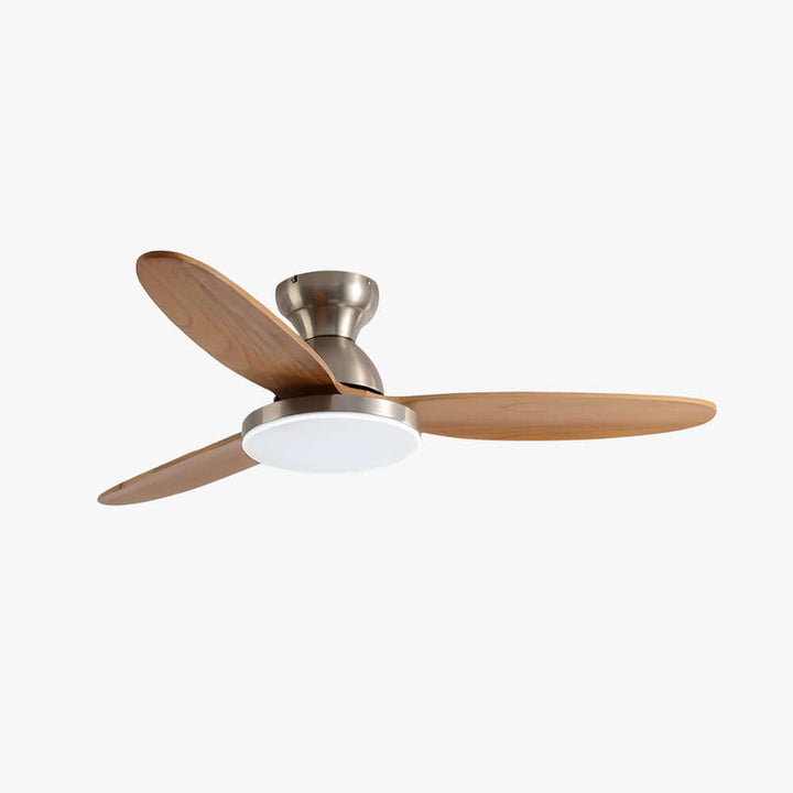 Orixon Ceiling Fan Light | Modern Solid Wood Dining Room