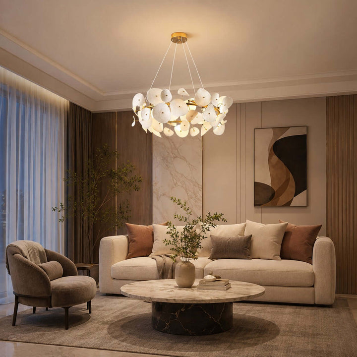 Lotus Leaf Chandelier